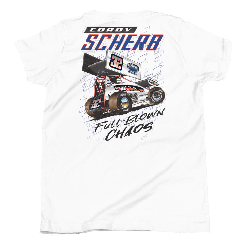 Corby Scherb 2023 Youth "Full Blown Chaos" Shirt